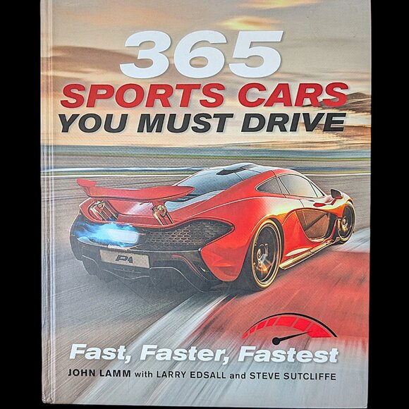 Sports Cars Hardbound Book ©2022 320-Page Full Color EUC* - Picture 1 of 4